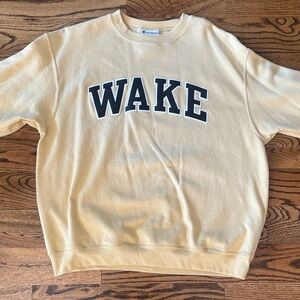 Yellow Wake Forest Men's Sweatshirt